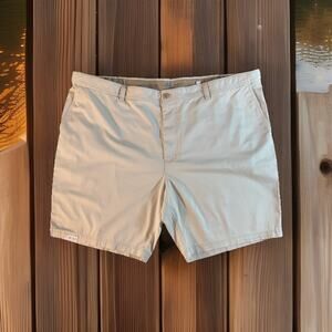 Izod Saltwater 54” Waist 10.5 Inseam 100% Cotton Chino Shorts Coastal Vacay